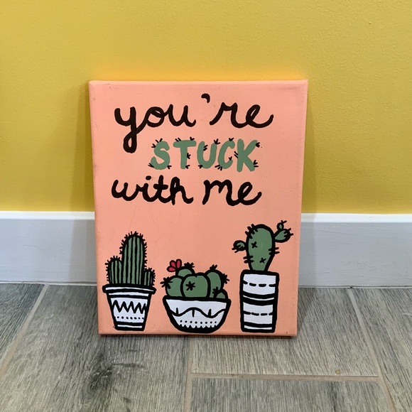 Cactus Succulent Canvas - Picture 1 of 4
